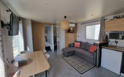 Mobilhome huisje La fontaine Mobilhome huisje La fontaine